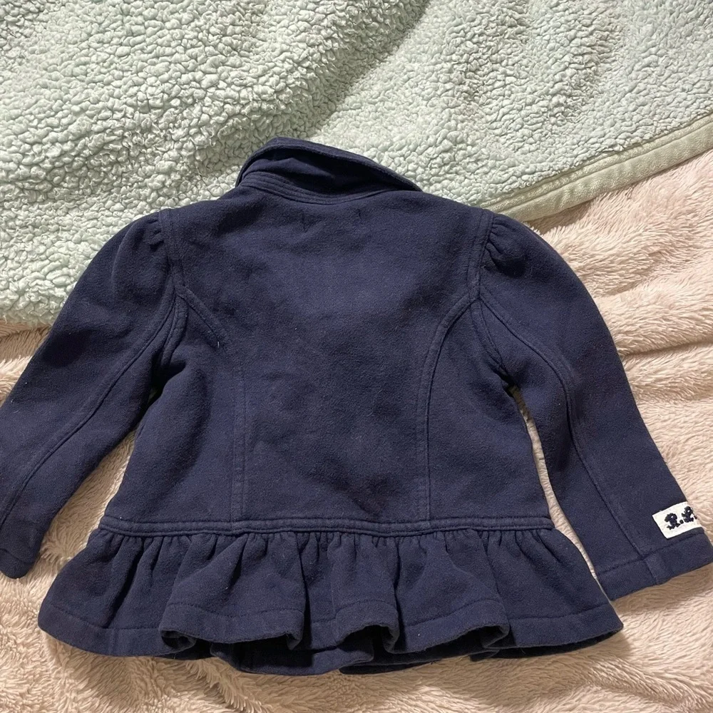 Baby Girl Ralph Lauren Navy Blue Peacoat